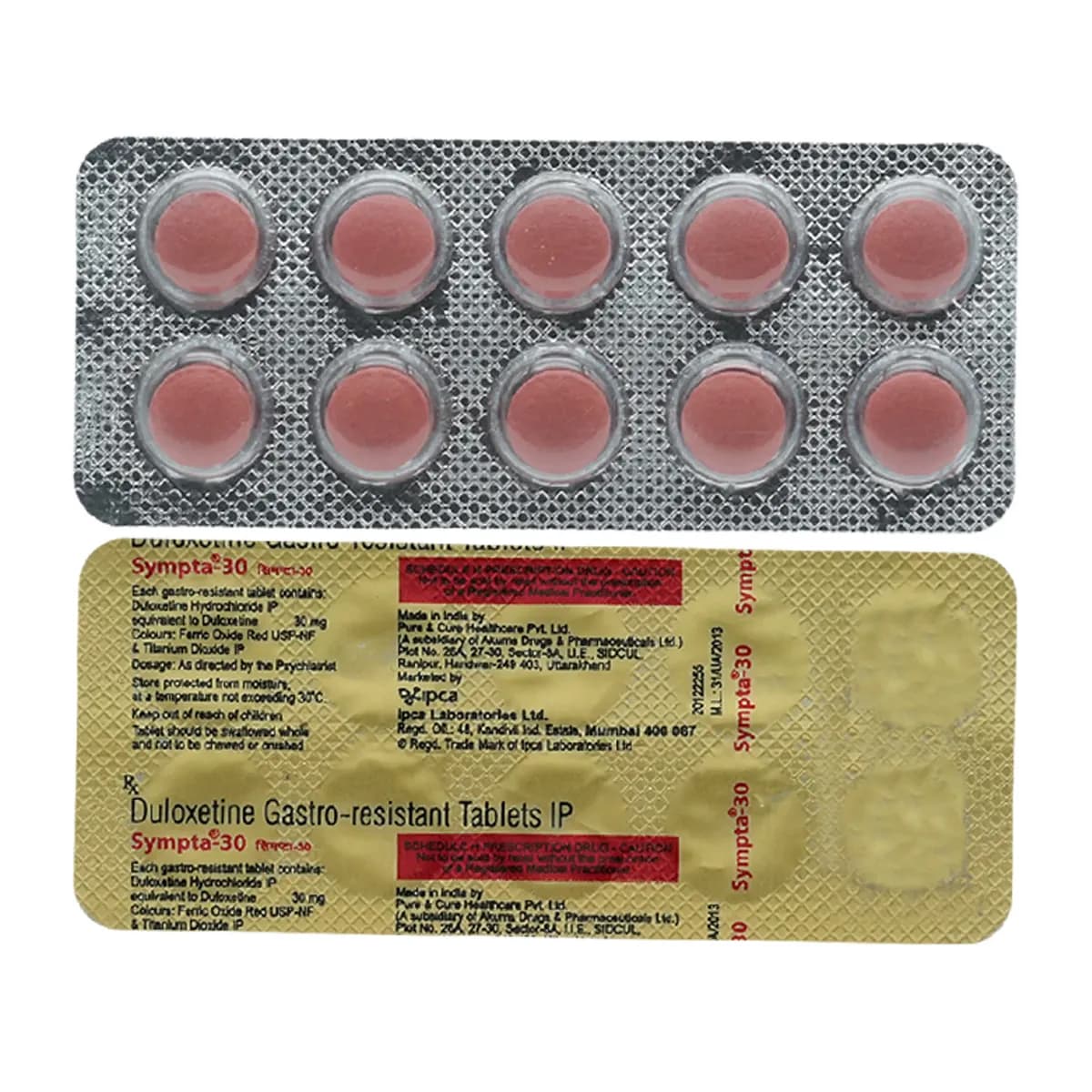 SYMPTA 30MG TAB 10`S