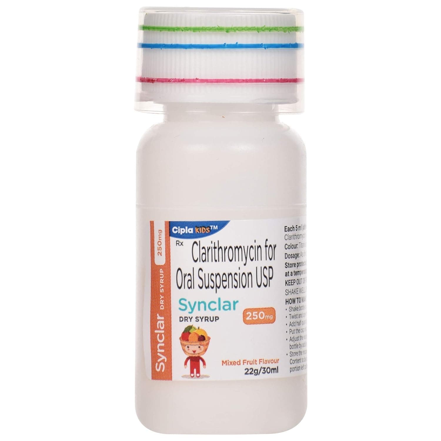 SYNCLAR 250MG DRY SYP