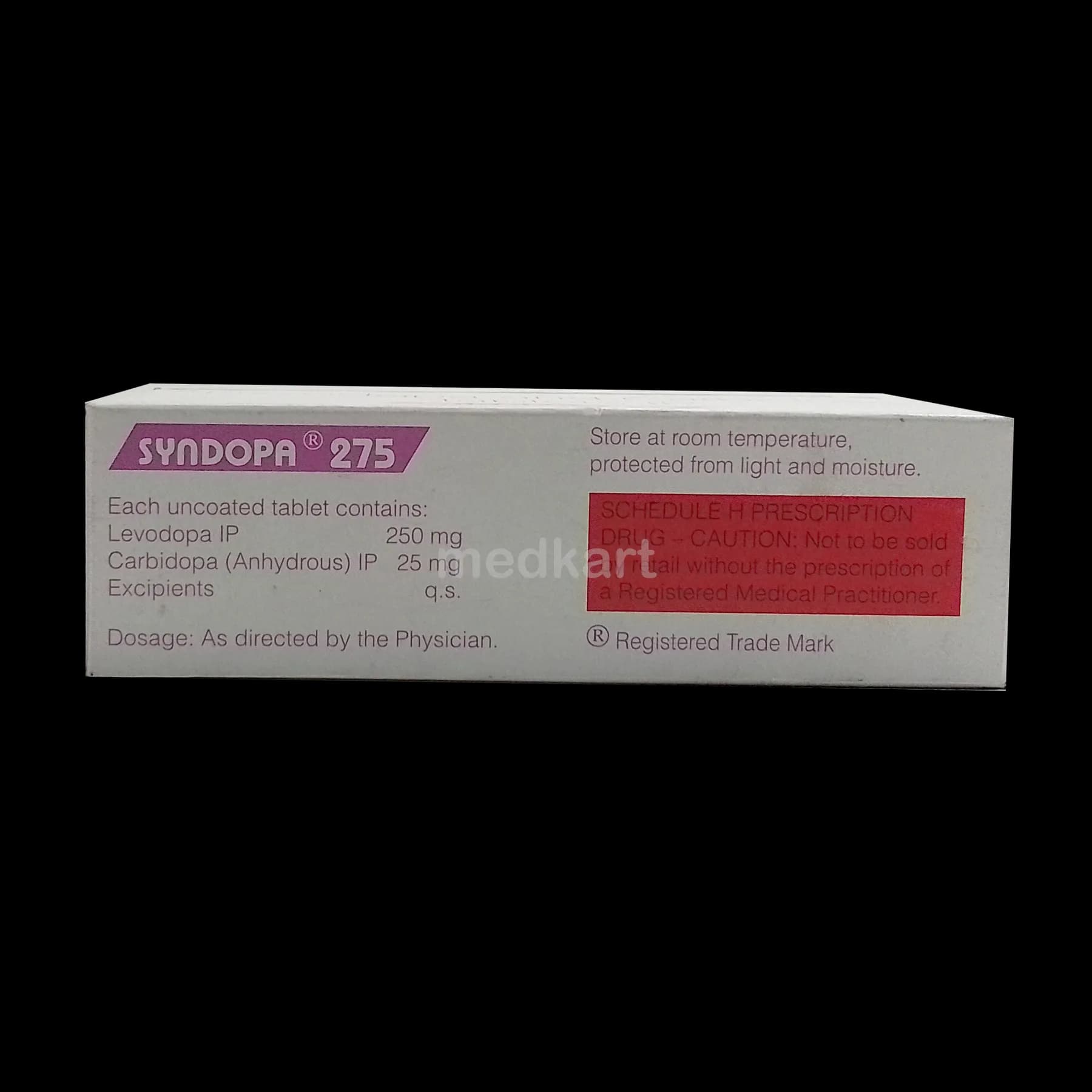 SYNDOPA 275MG TAB 10`S