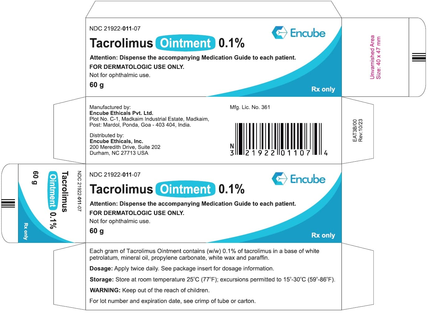 TACRAY LITE OINTMENT