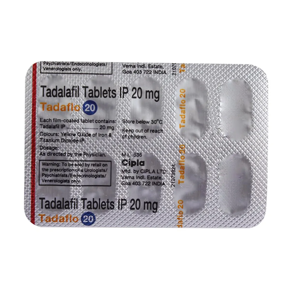 TADAFLO 20MG TAB
