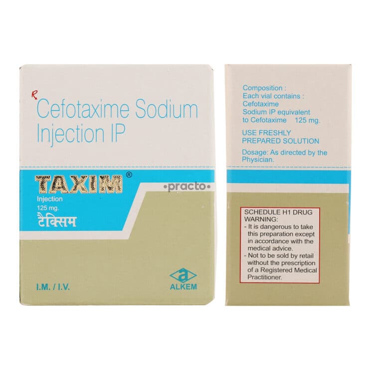 TAXIM 125MG VIAL