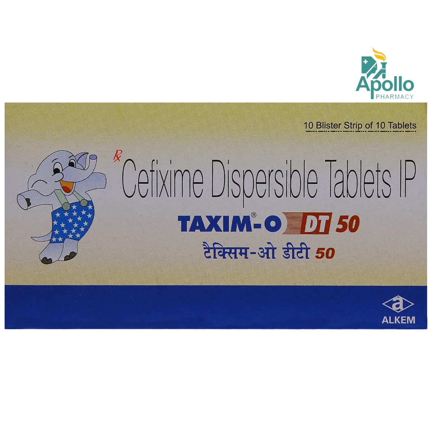 TAXIM O 50 DT TAB 10`S