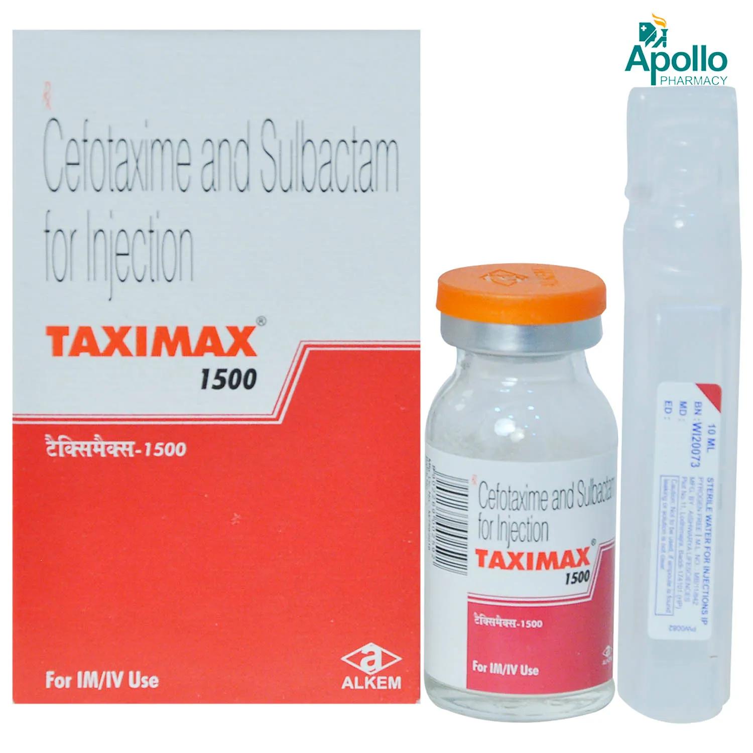 TAXIMAX-1500MG INJ VIAL