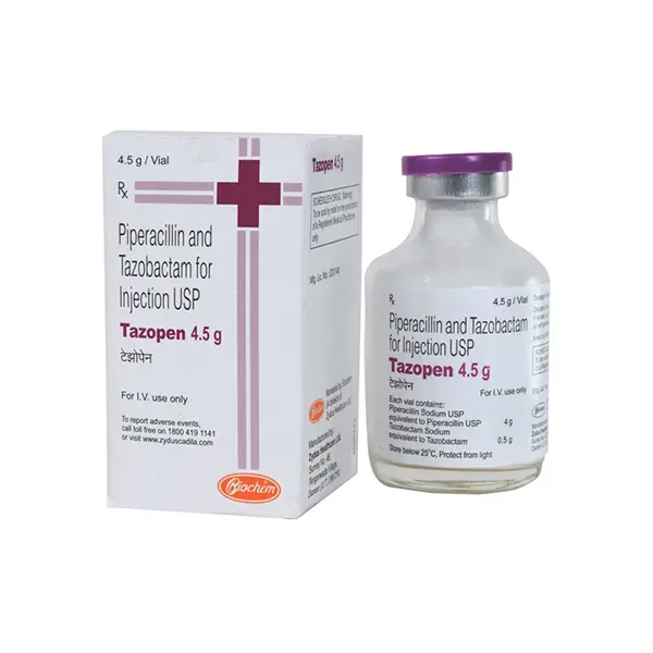 TAZOPEN 4.5GM INJ VIAL