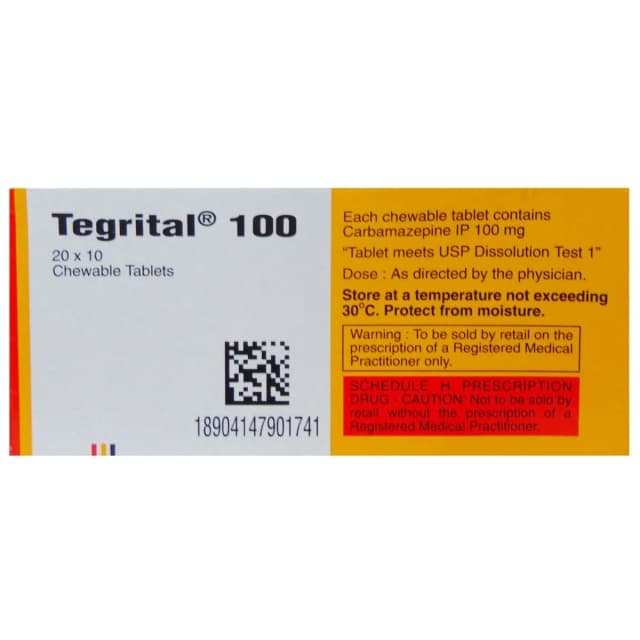 Tegrital 100 Chewable Tablet