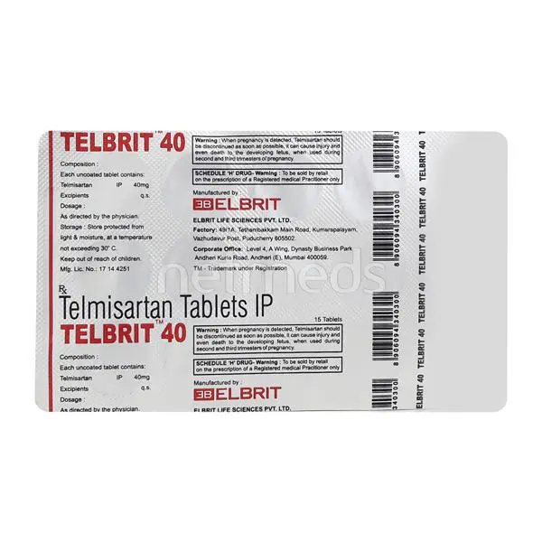 TELBRIT NB 40/5MG
