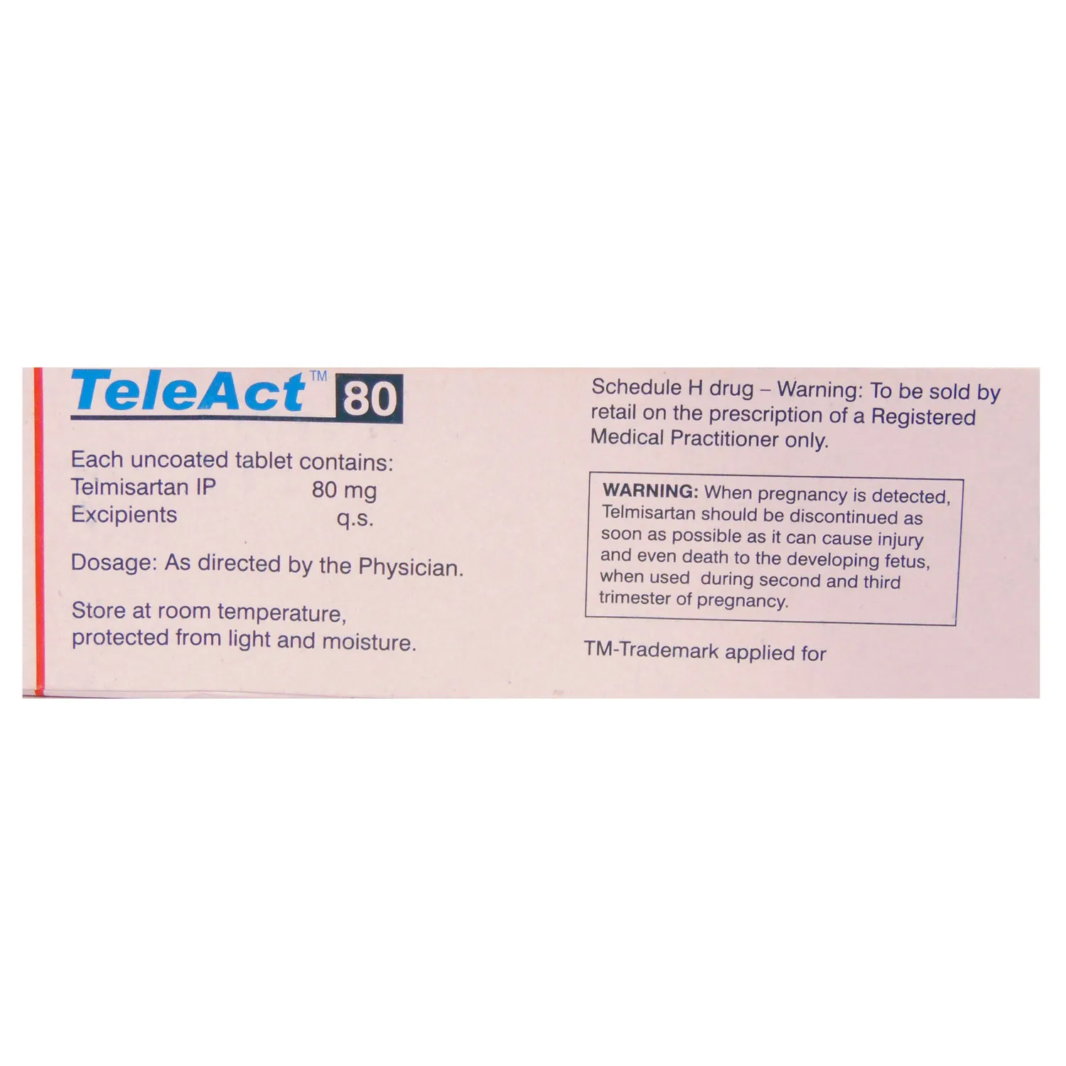TELEACT 80MG TAB 10`S