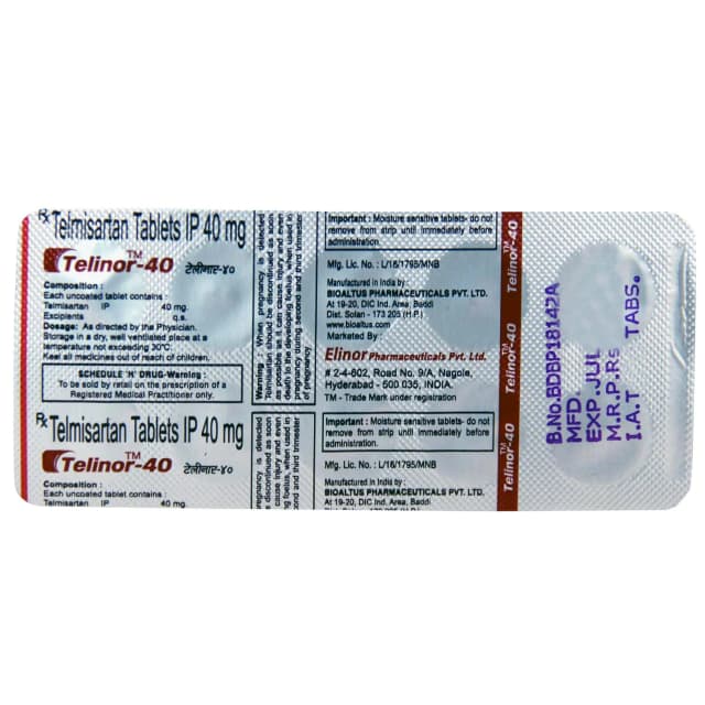 TELINOR-40MG TAB