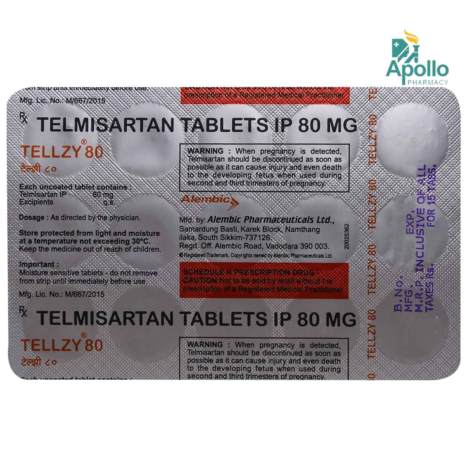 TELLZY-LN 80 TAB