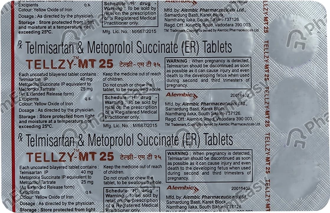 TELLZY MT 25MG TAB