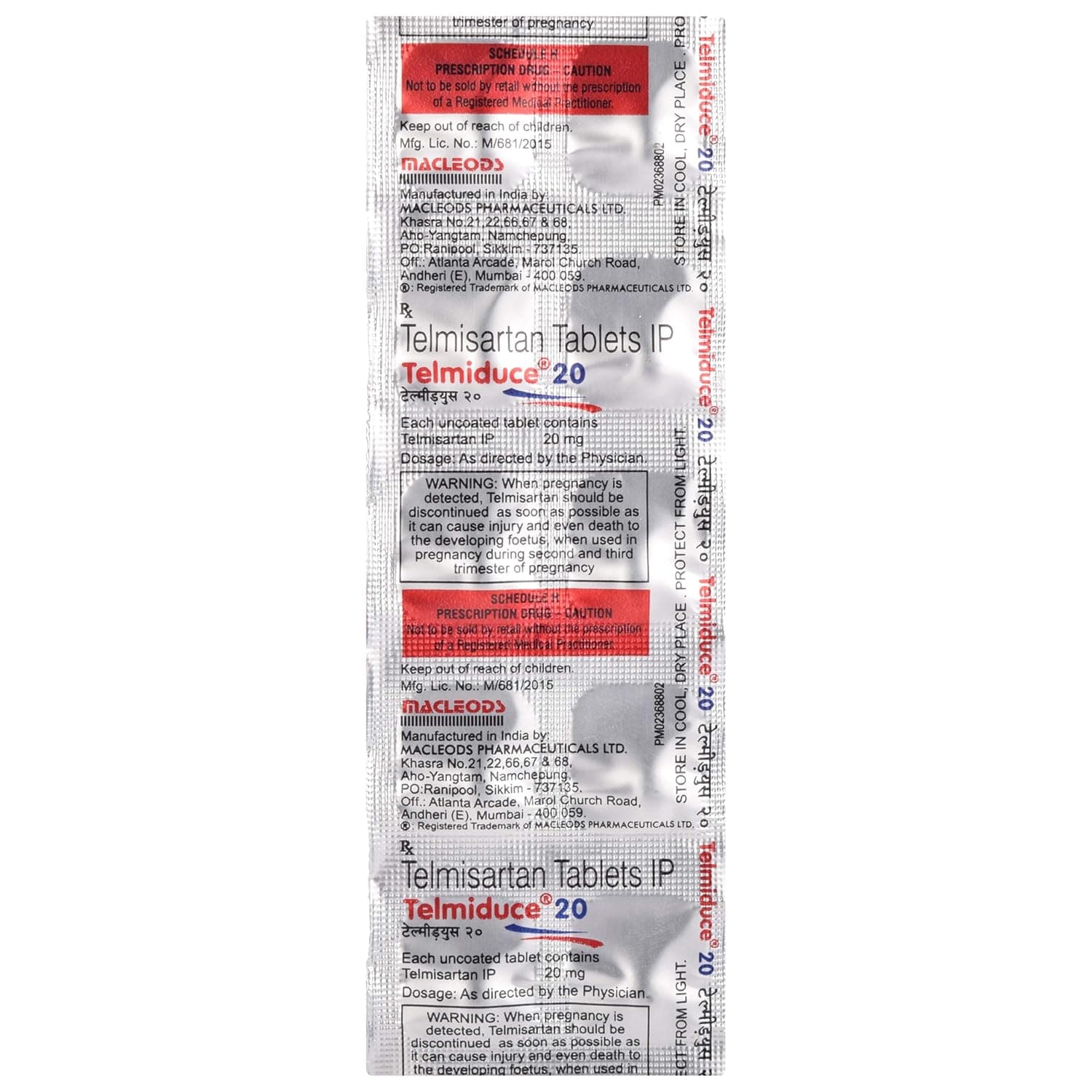 TELMIDUCE 20MG TAB
