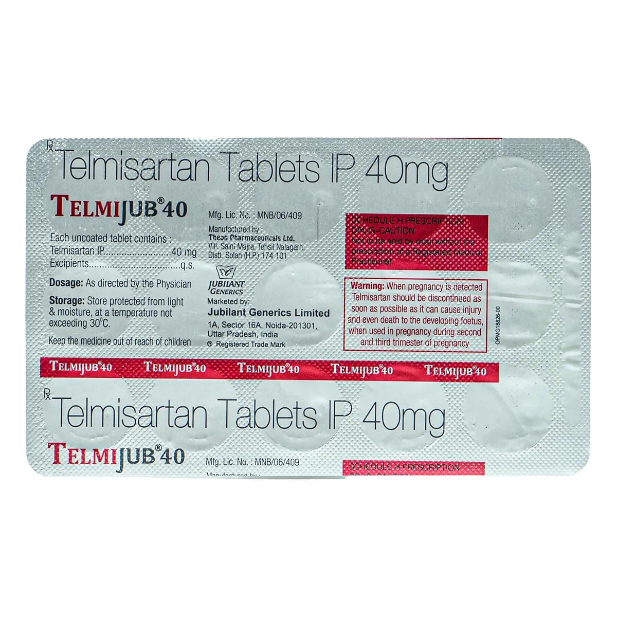 TELMIJUB AMH 40MG 15S