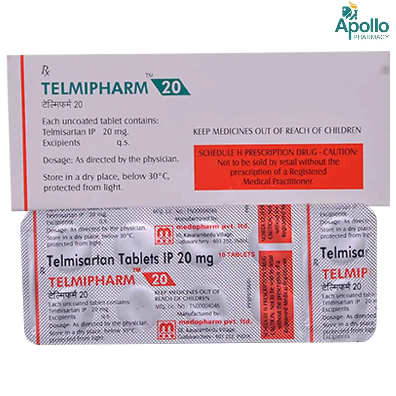TELMIPHARM 20MG TAB