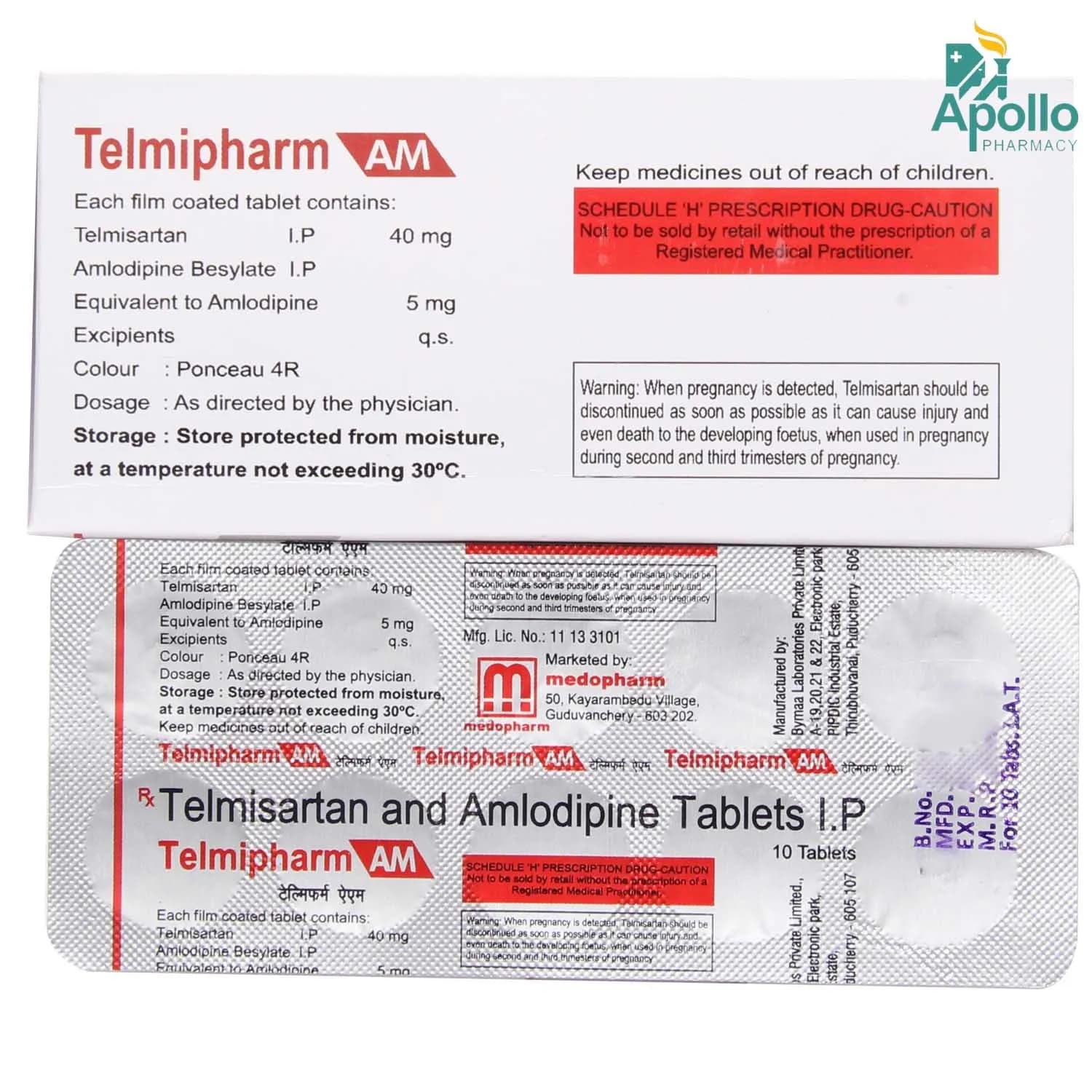 TELMIPHARM AM TAB