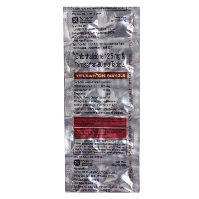 Telsar Ch 80/12.5MG Tab