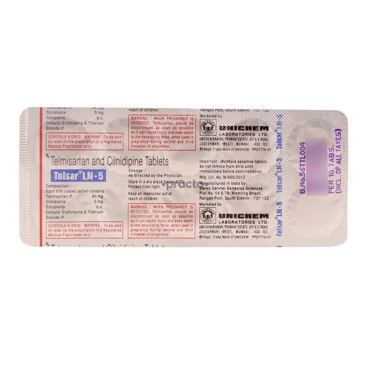 TELSAR LN 5MG TAB