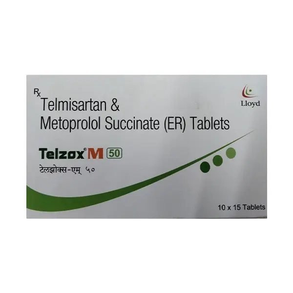 TELZOX M 50 TAB 15`S
