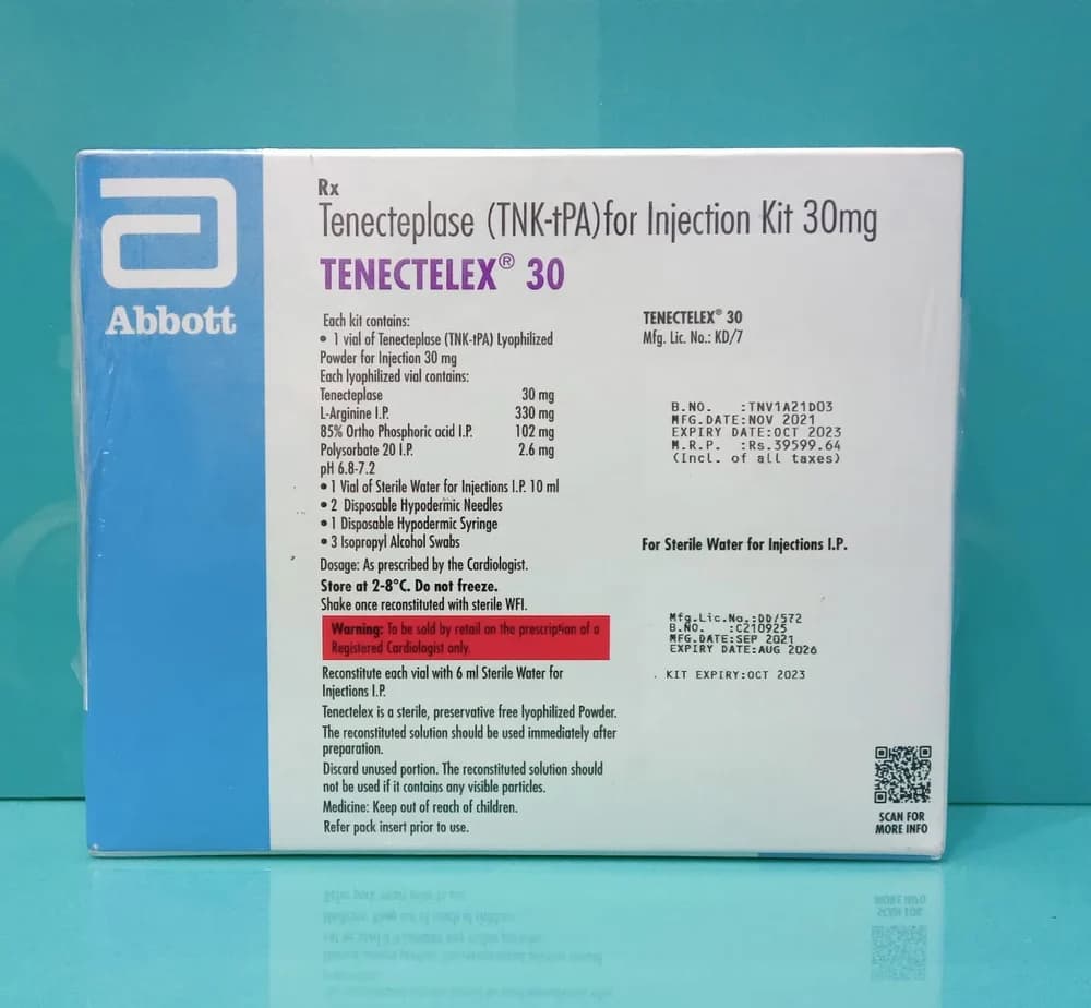 TENECTELEX 30MG INJ KIT