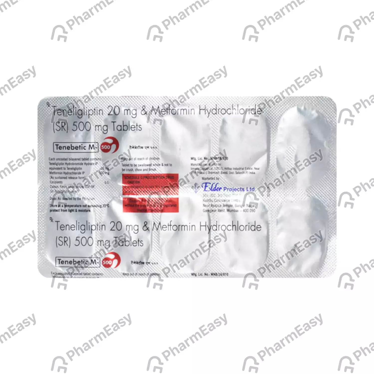 TENEPEP M 20/500MG TAB 10`S