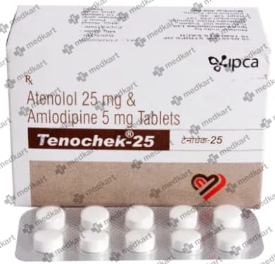 TENOCHEK 25MG TAB 10`S