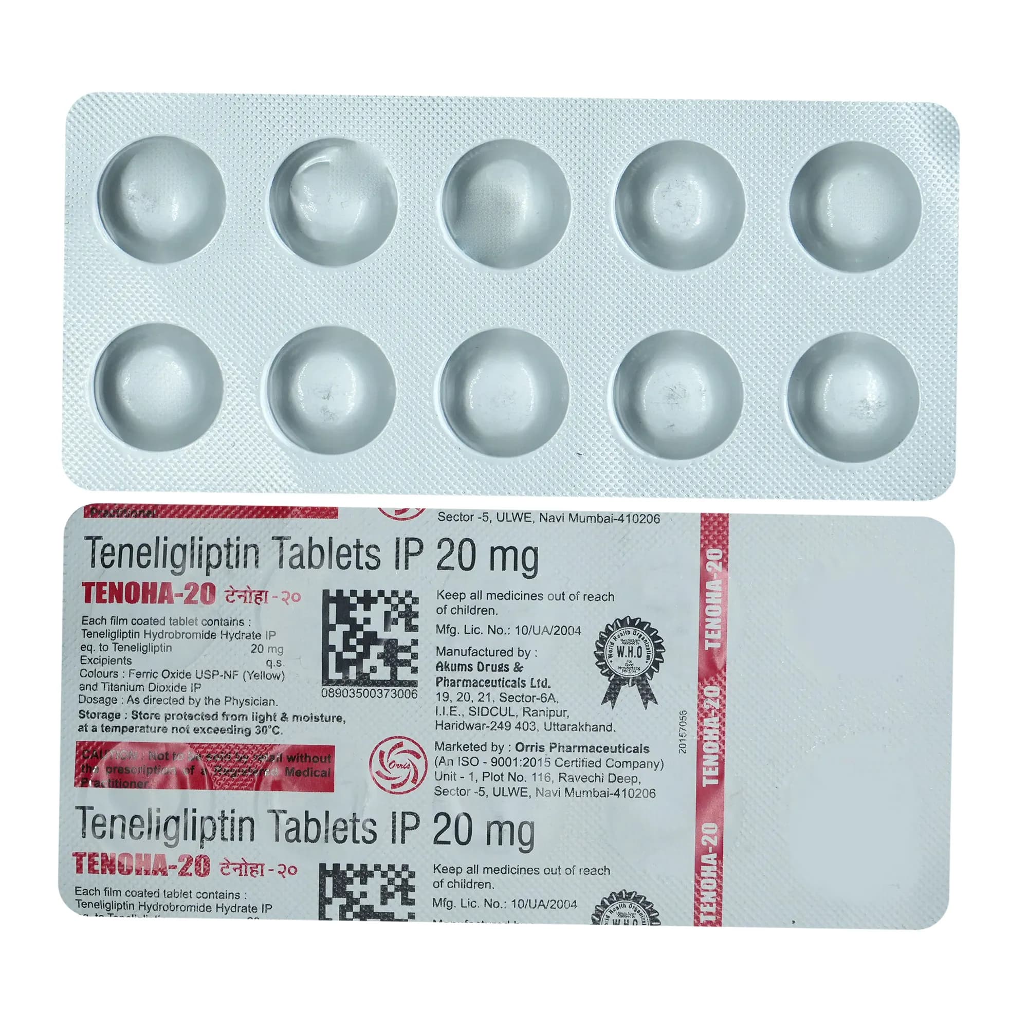 TENOHA 20MG TAB