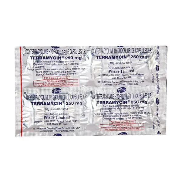 TERRAMYCIN 250MGCA 10`S