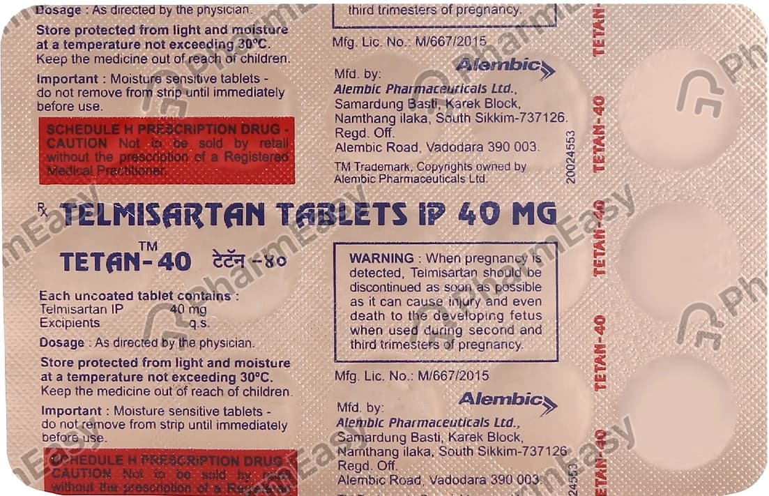 TETAN 40MG TAB