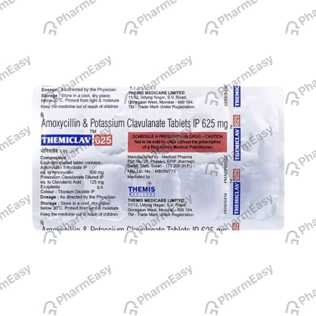 THEMICLAV 625MG TAB