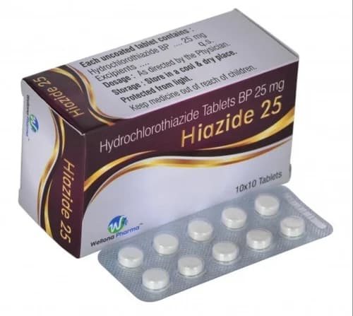 THIAZIDE 25MG 10`S