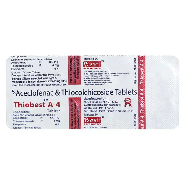 THIOBEST 4MG CAP