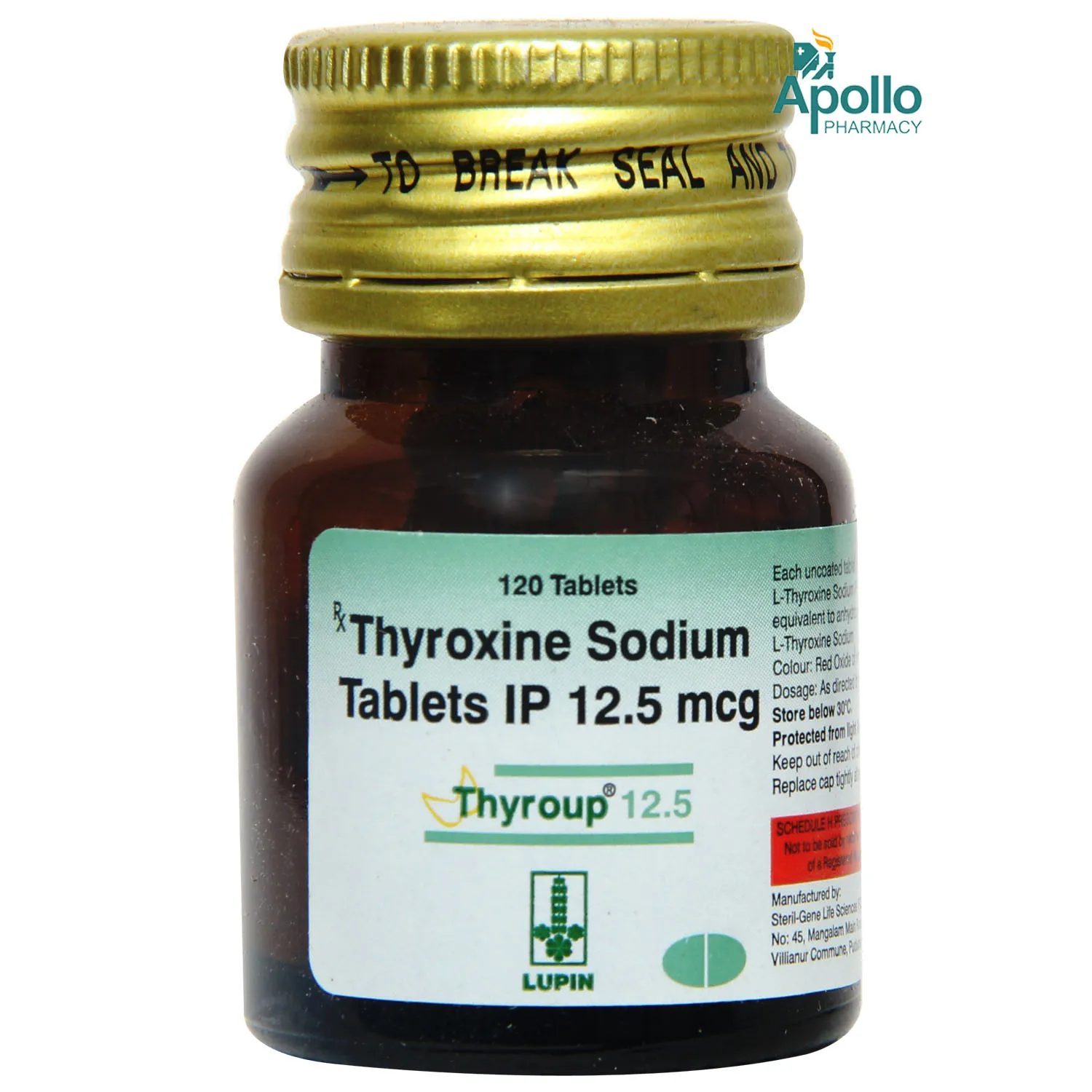 THYROUP 12.5MG TAB
