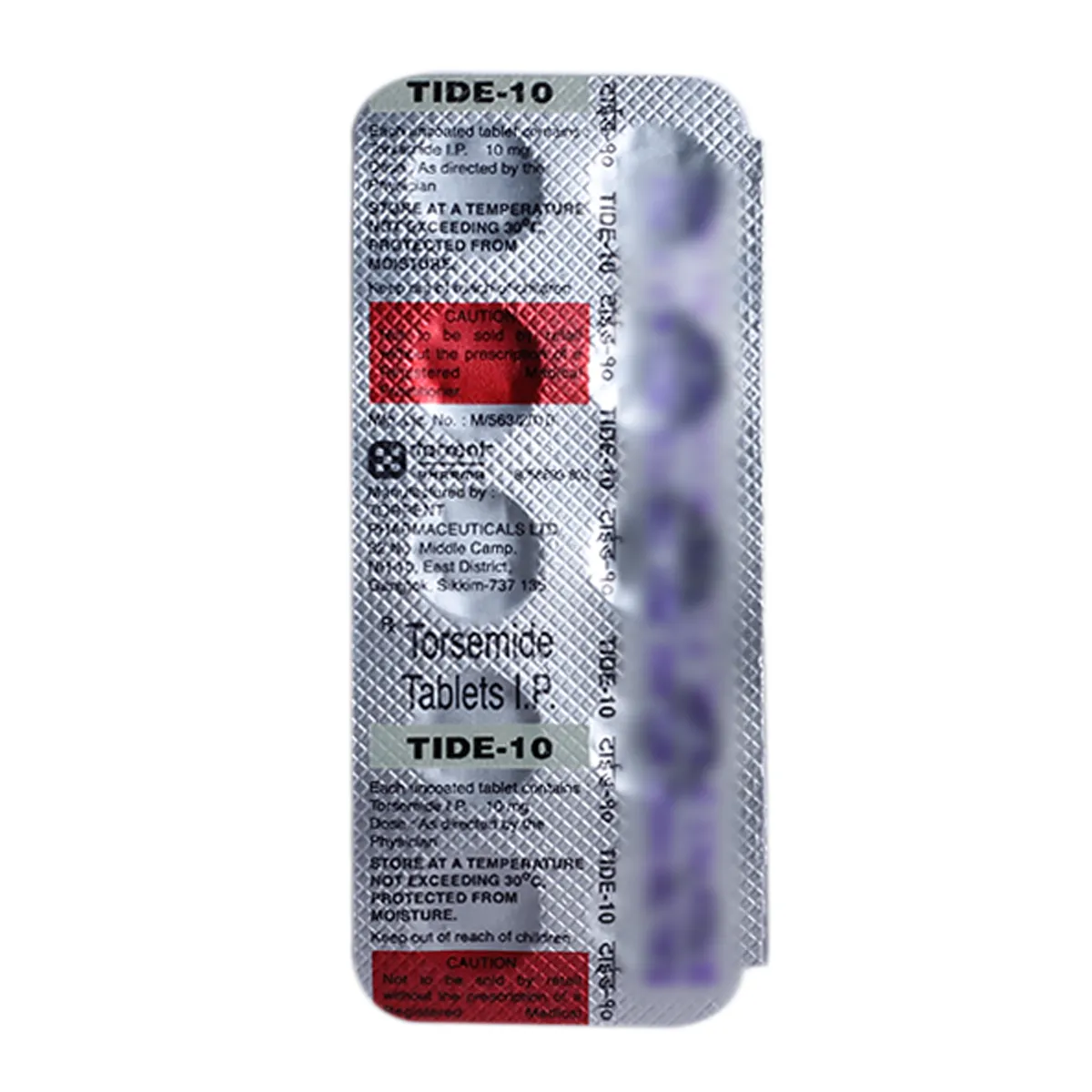TIDE 10 MG TAB 10`S