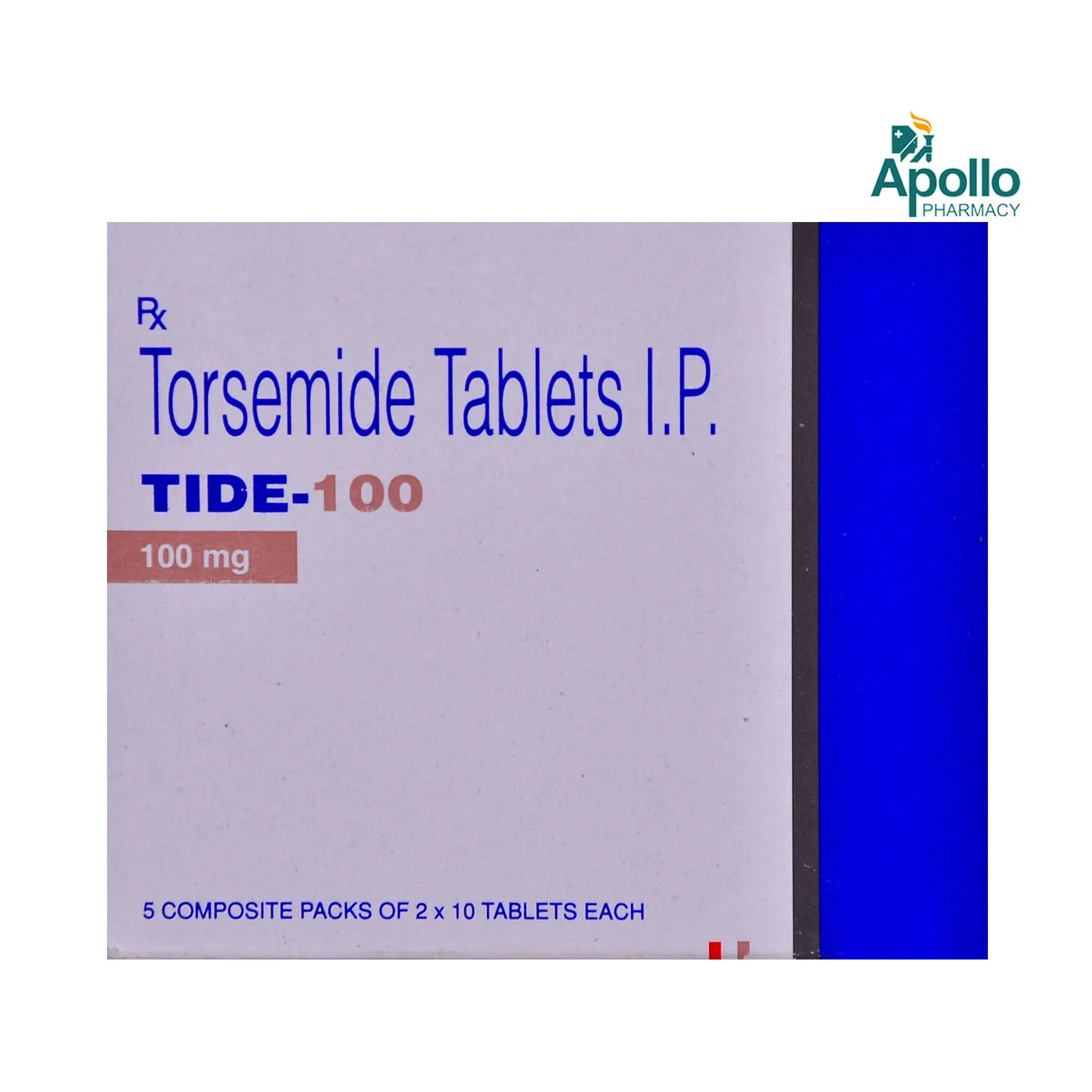 TIDE 100 MG TAB 10`S