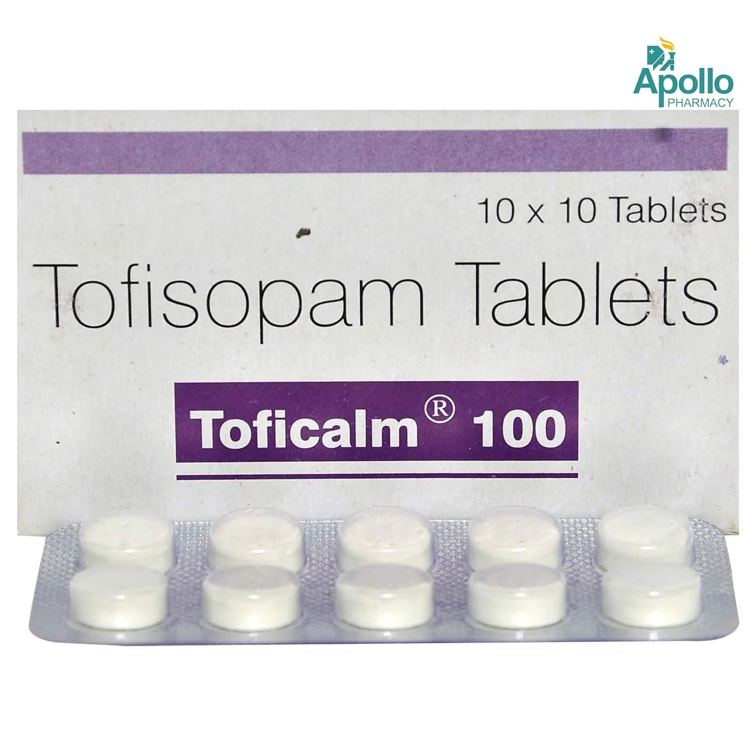 TOFICALM 100MG TAB