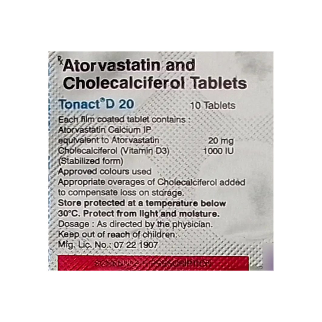 TONACT D 20MG TAB