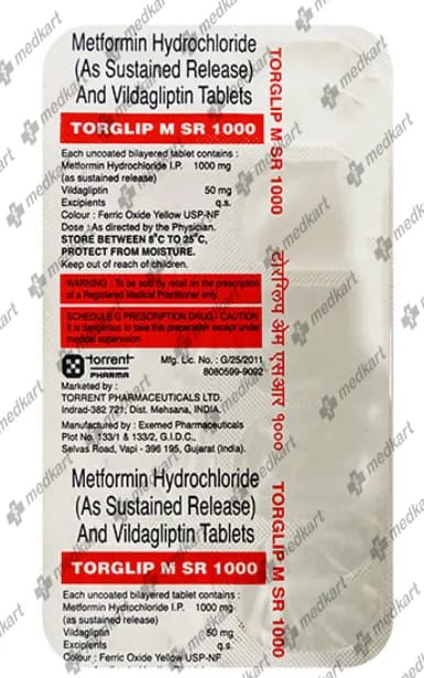 TORGLIP M SR 1000 TAB