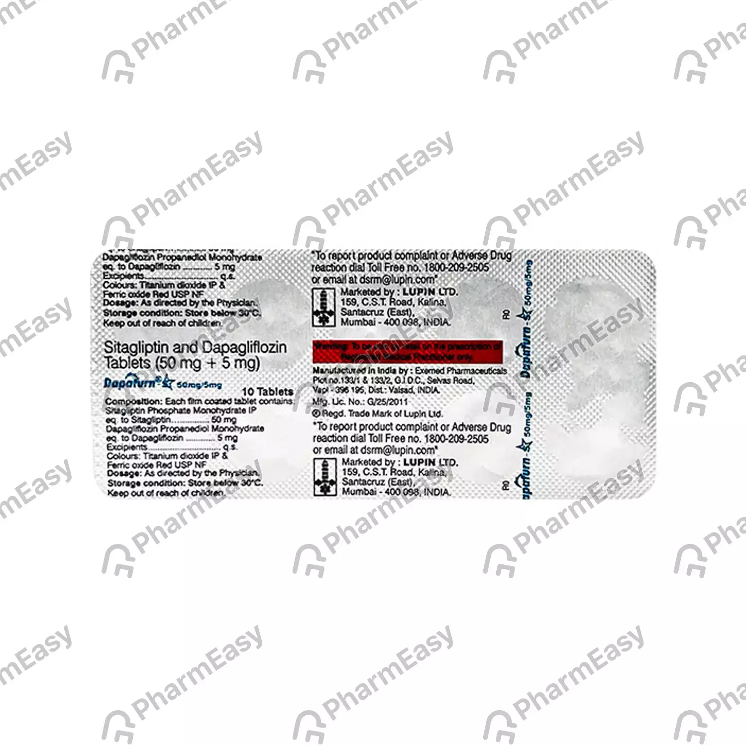 TORSEGOLD S 5/50MG TAB
