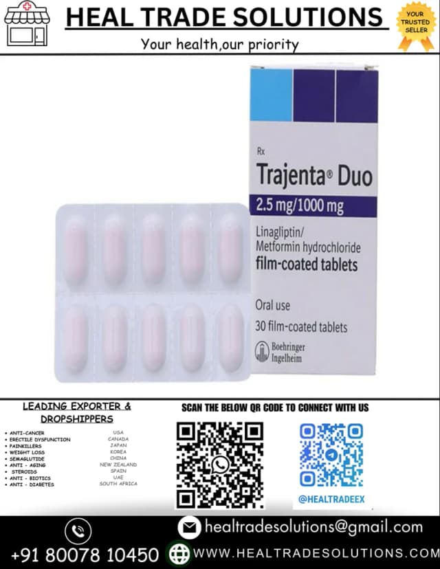 Trajenta Duo 2.5/1000 Tablet