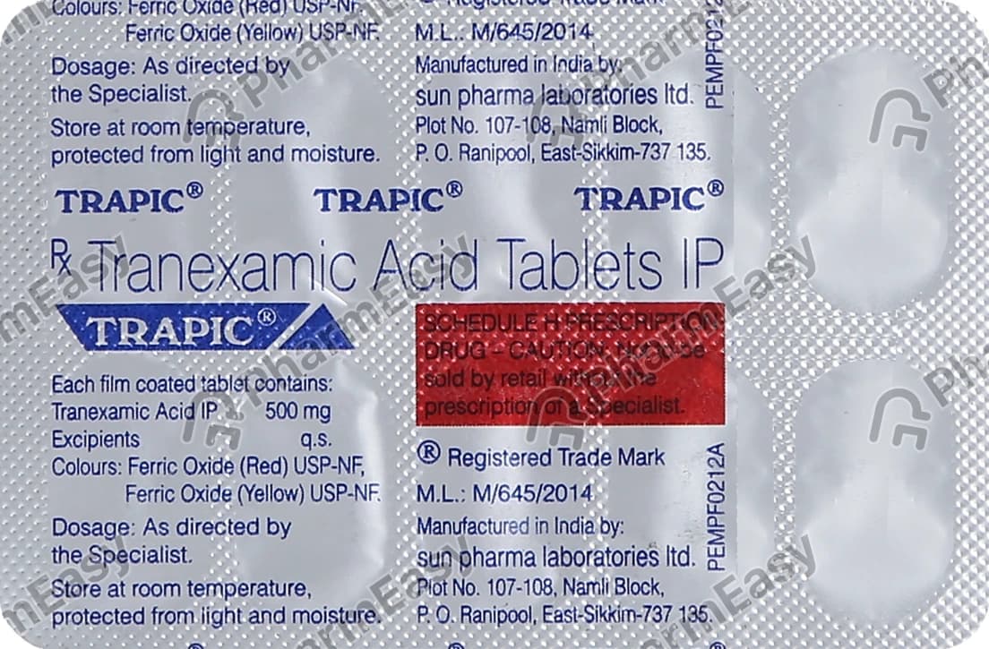 TRAPIC 500MG TAB 10`S