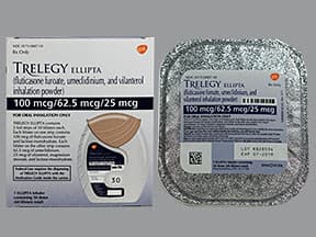 TRELEGY ELLIPTA 100/62.5/25 INHALER