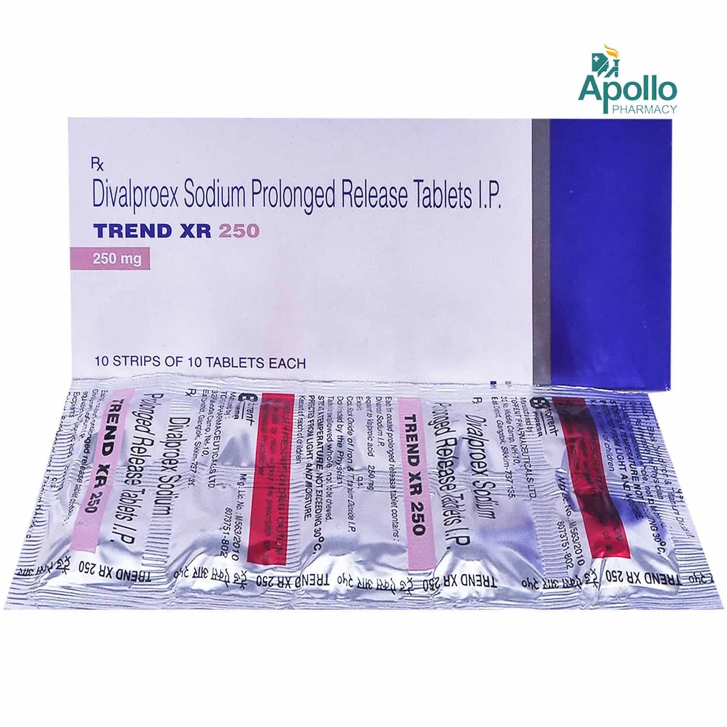 TREND XR 250MG TAB 10`S