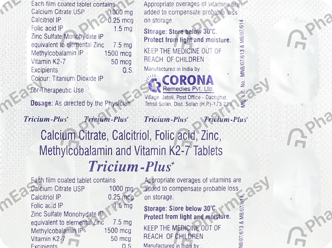 TRICIUM PLUS TAB