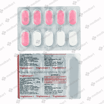TRIGLIMIMARK-1MG TAB