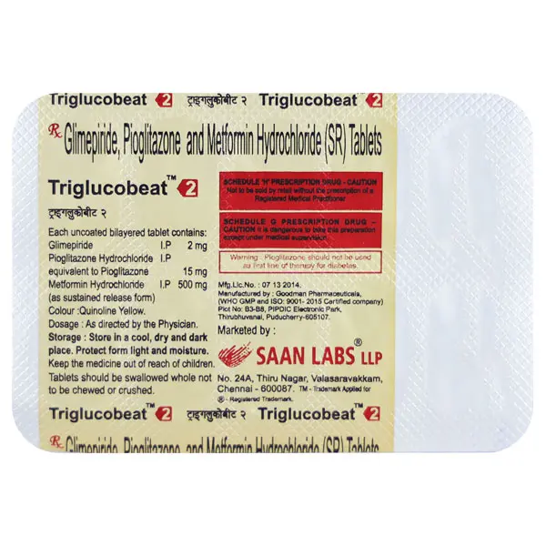 TRIGLUCOBEAT 2 TAB