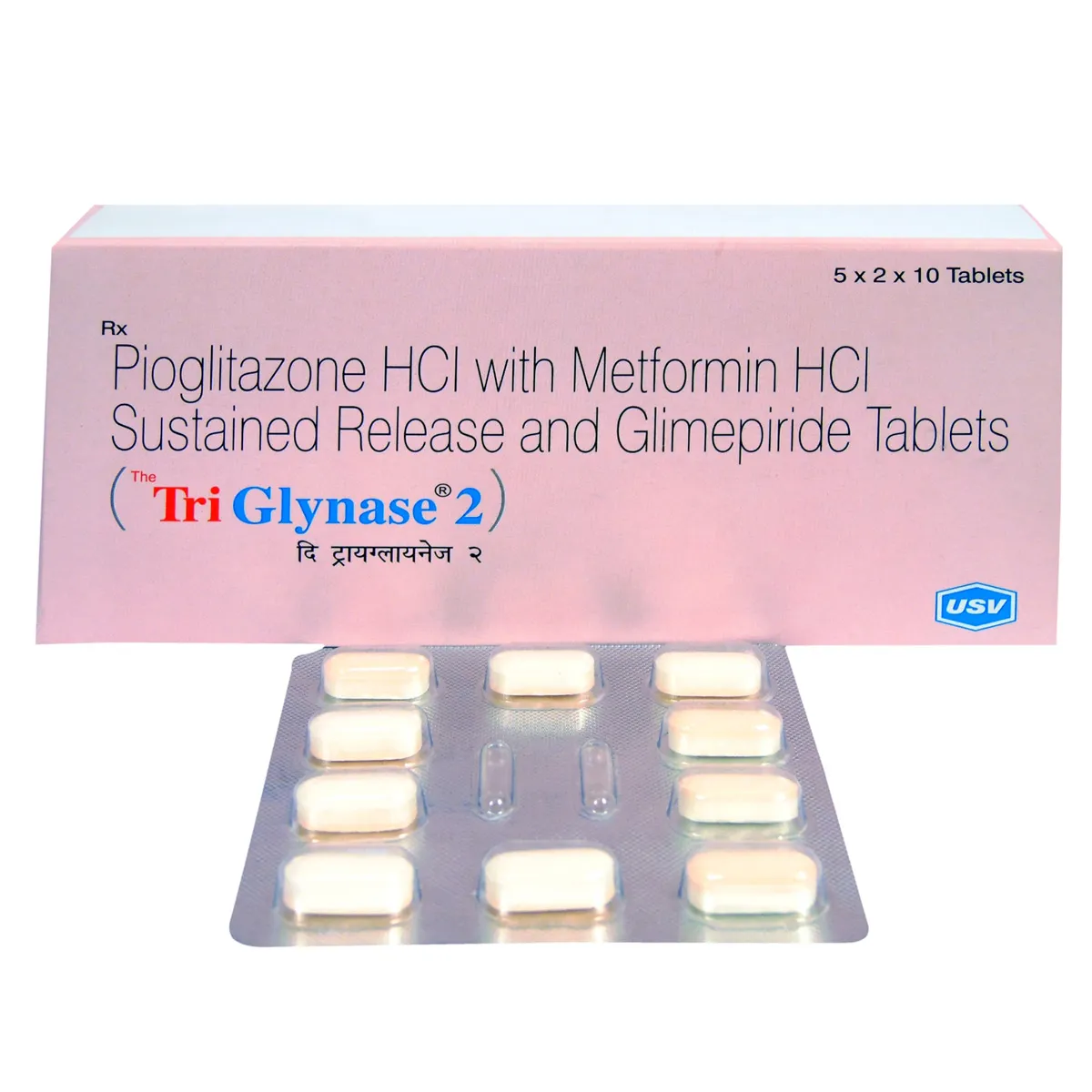 TRIGLYNASE 2MG TABLETS.*
