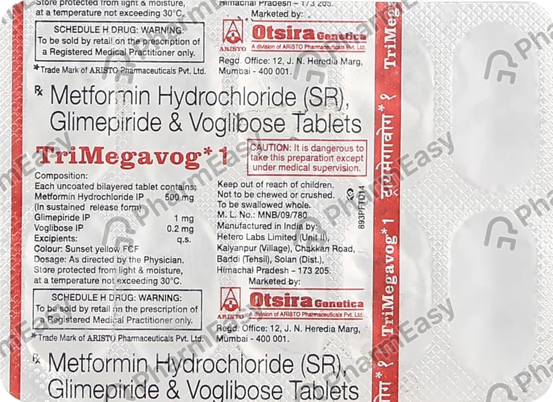 TRIMEGAVOG 1MG TAB