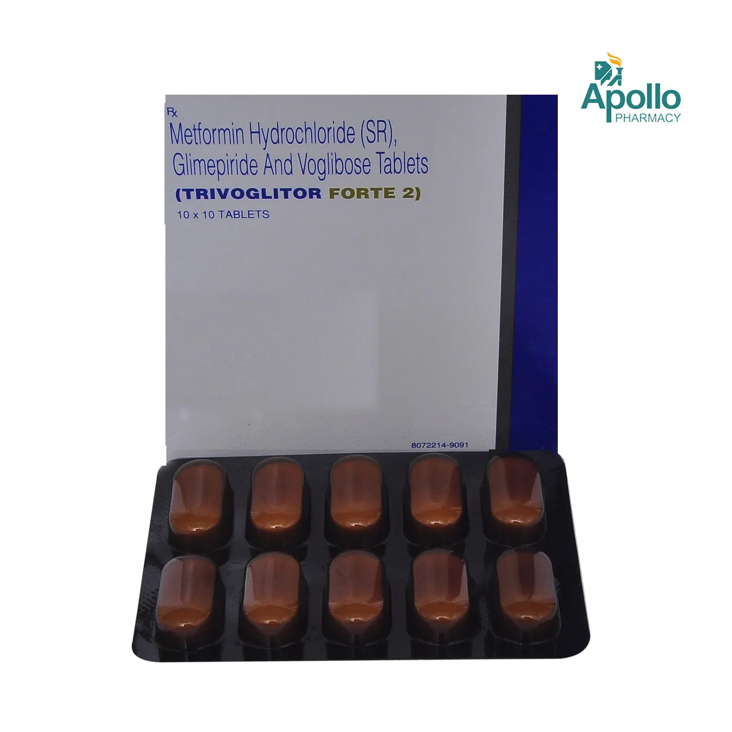 TRIVOGLITOR FORTE 2MG TAB