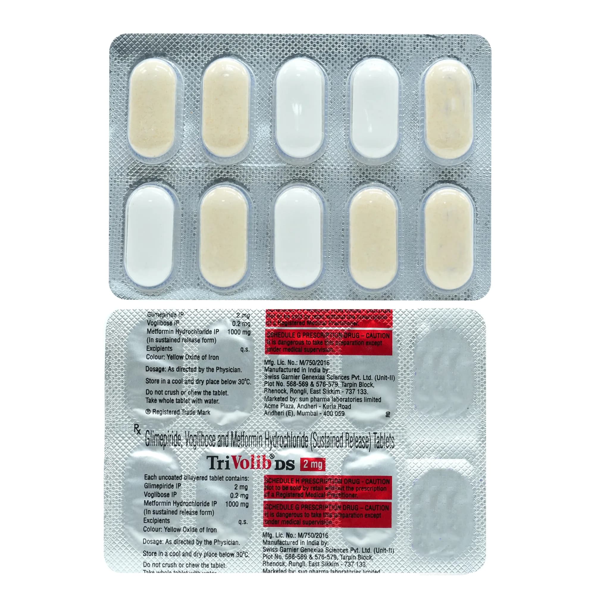 TRIVOLIB DS 2MG TAB