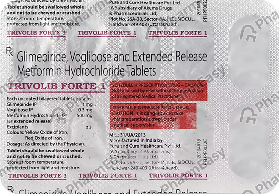 TRIVOLIB FORTE 1MG TAB